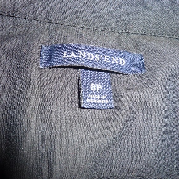 Lands' End Black Long Sleeve Blouse - Picture 3 of 3